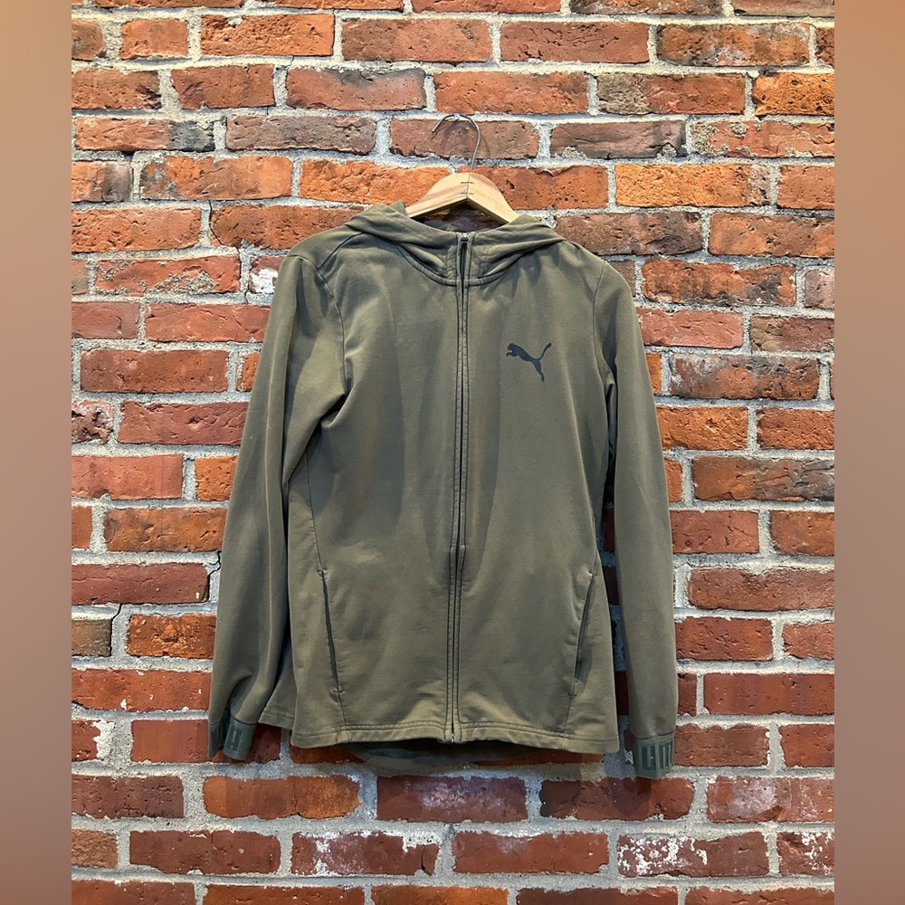 Puma Women’s Green Hooded Jacket